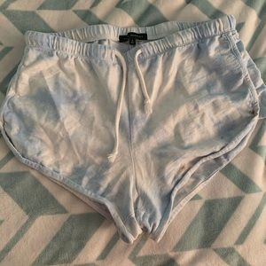 Pacsun Blue Tie Dye Shorts
